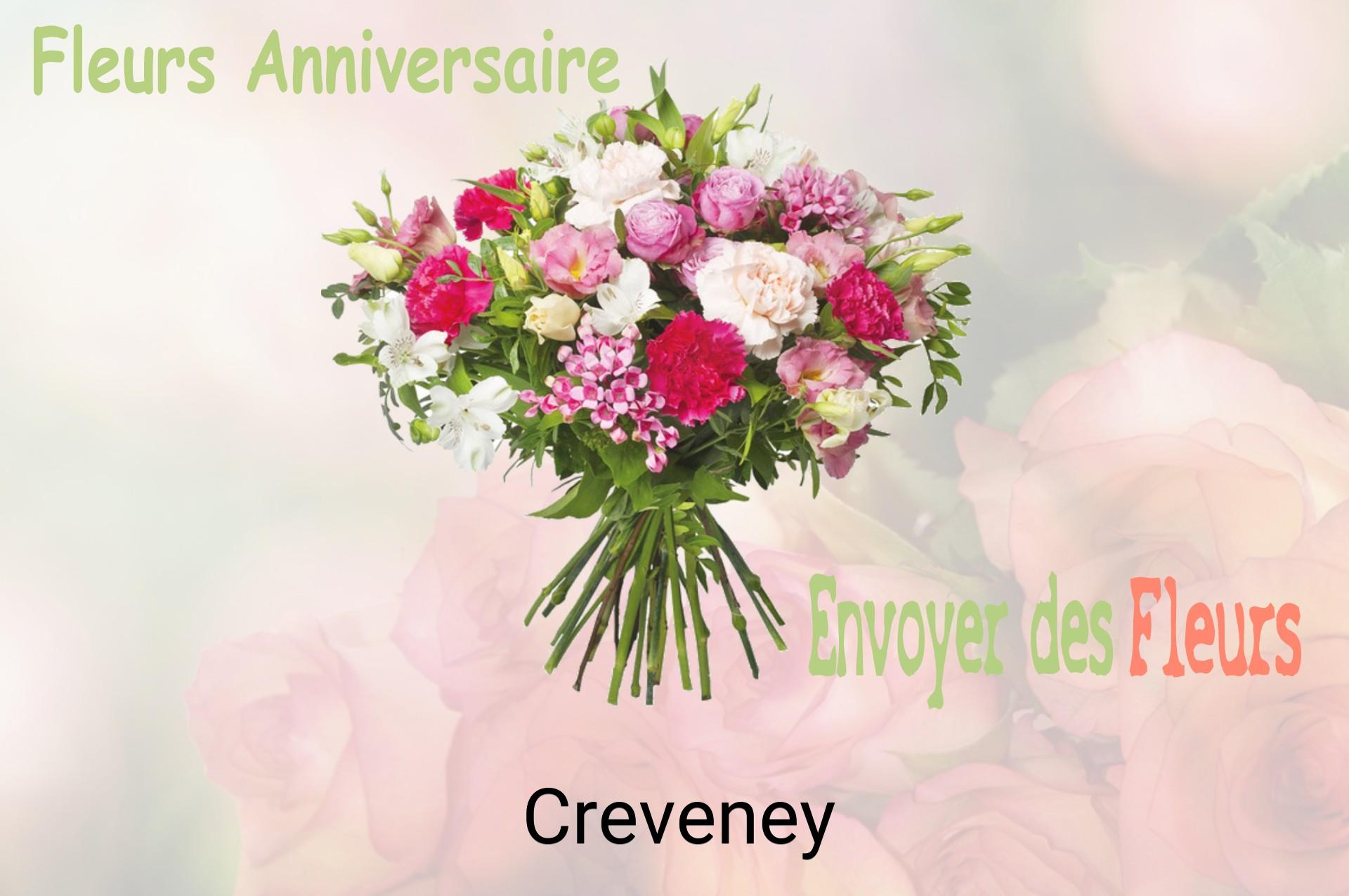 Bouquet de fleurs d’anniversaire livré à Creveney